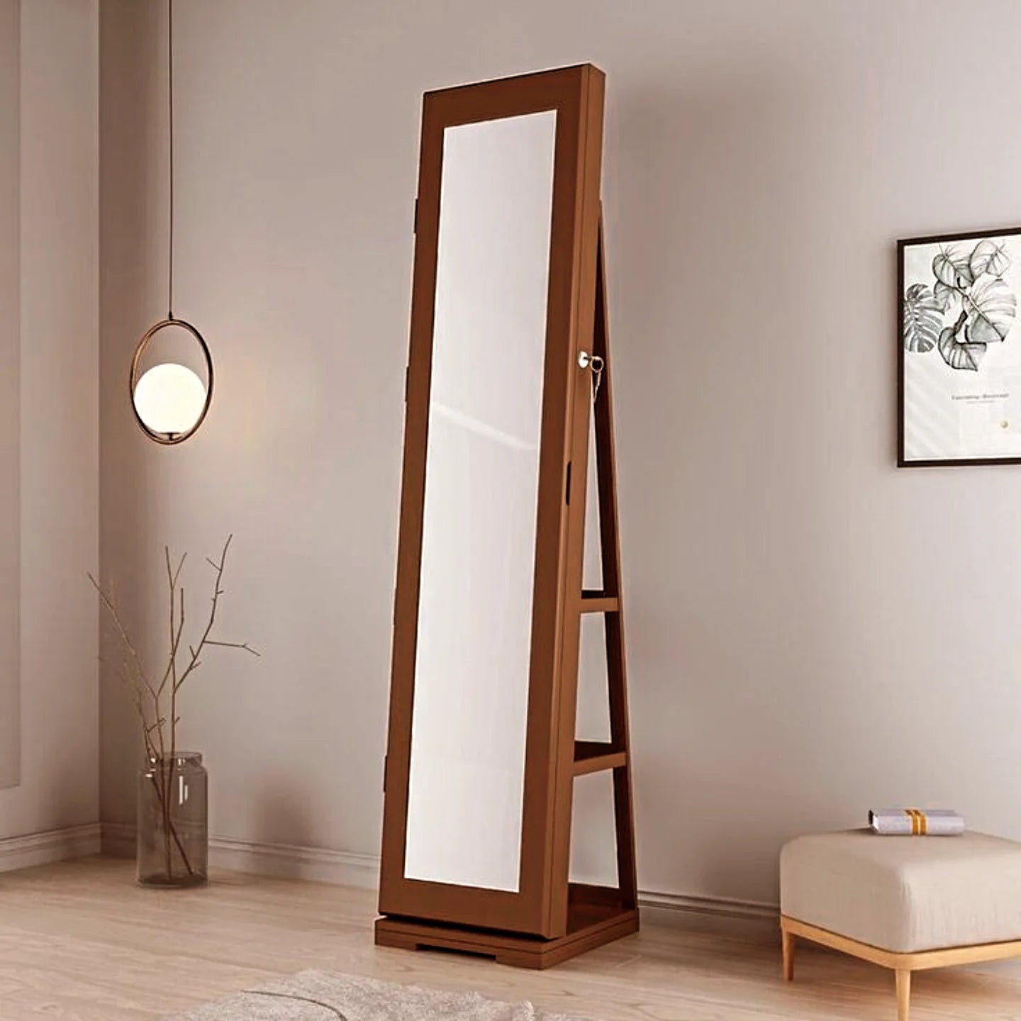 Full body stylish mirror stand