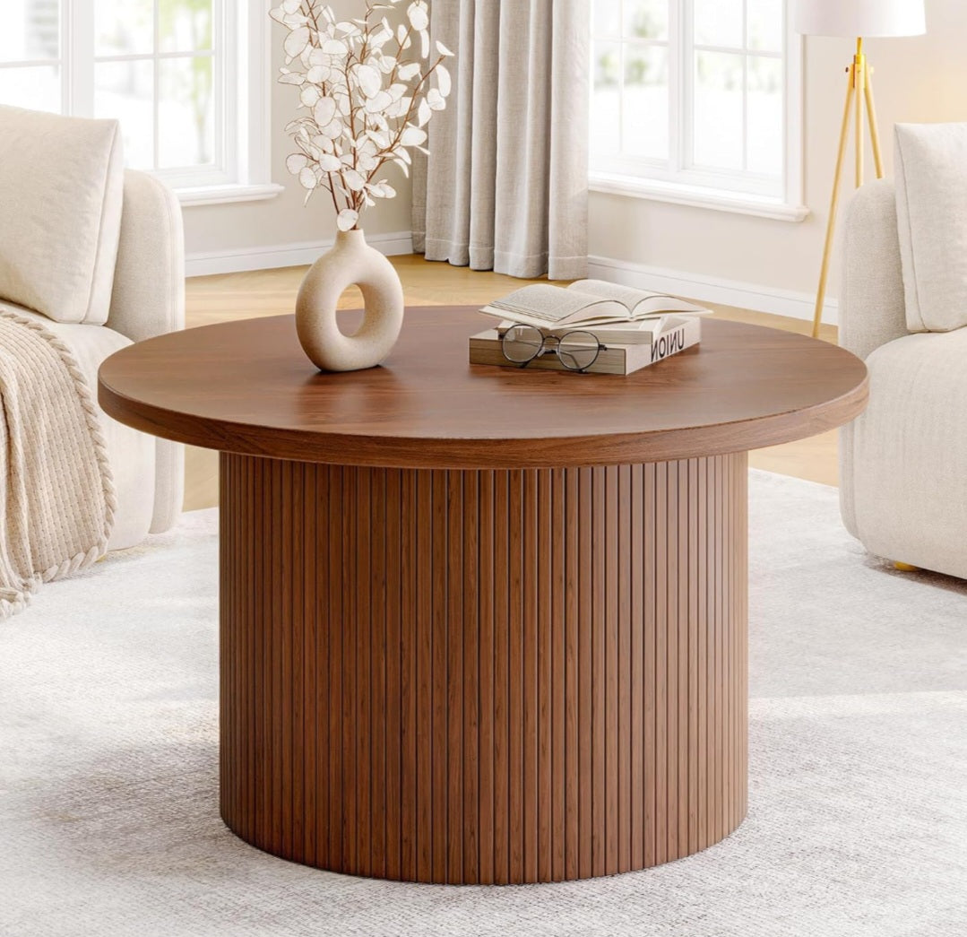 Coffee Table Round Walnut