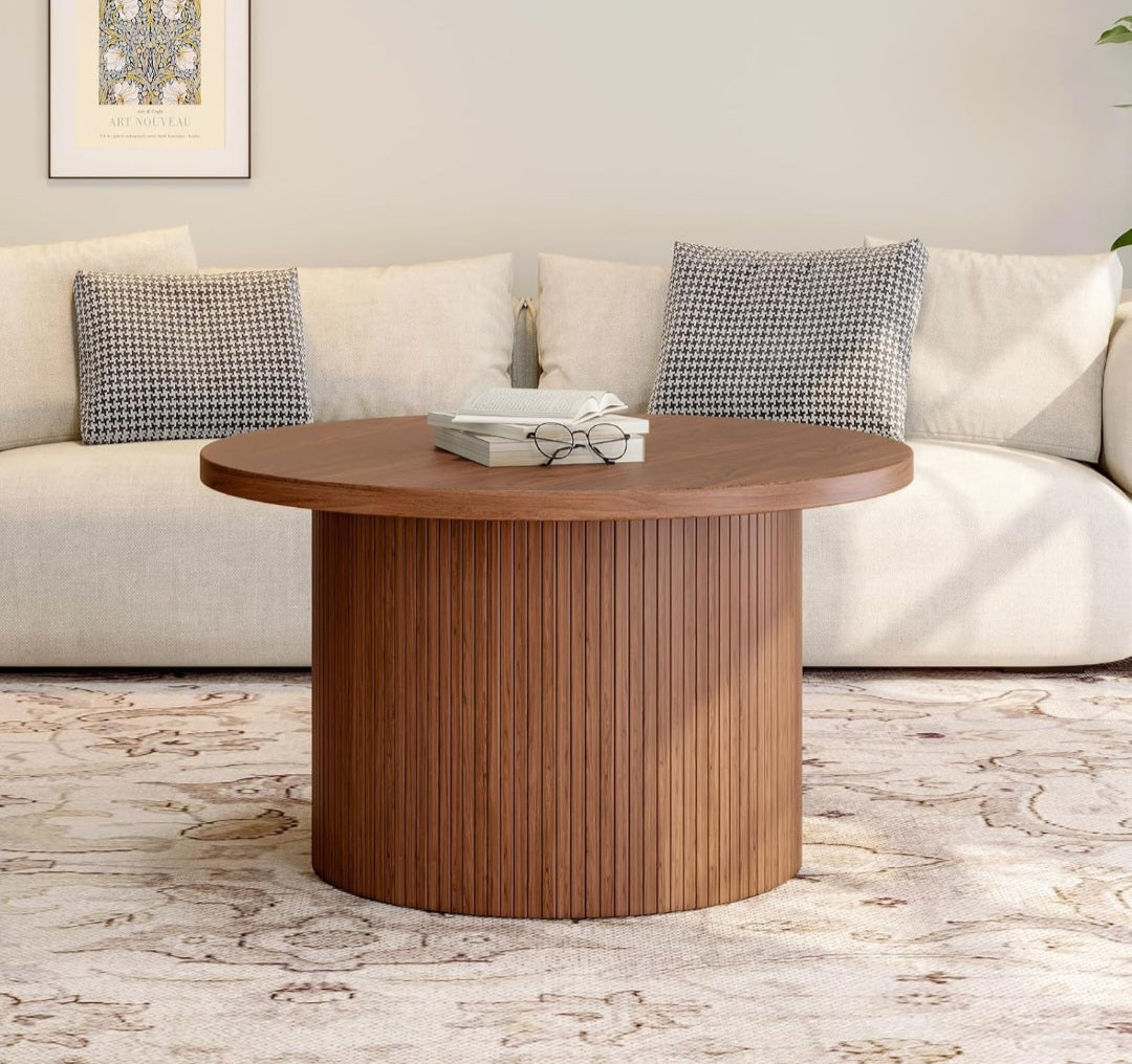 Coffee Table Round Walnut